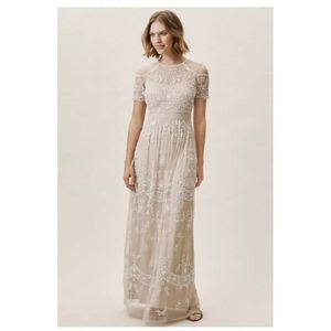 Anthropologie x BHLDN Ruby Beaded Dress